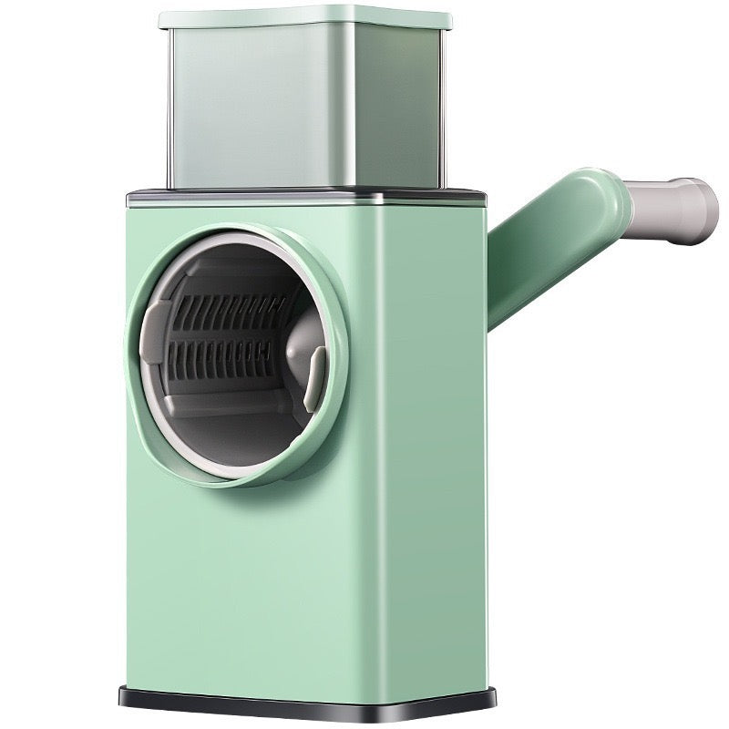 DailyWow™ 3-in-1 Professional Rotary Cheese Grater & Vegetable Slicer