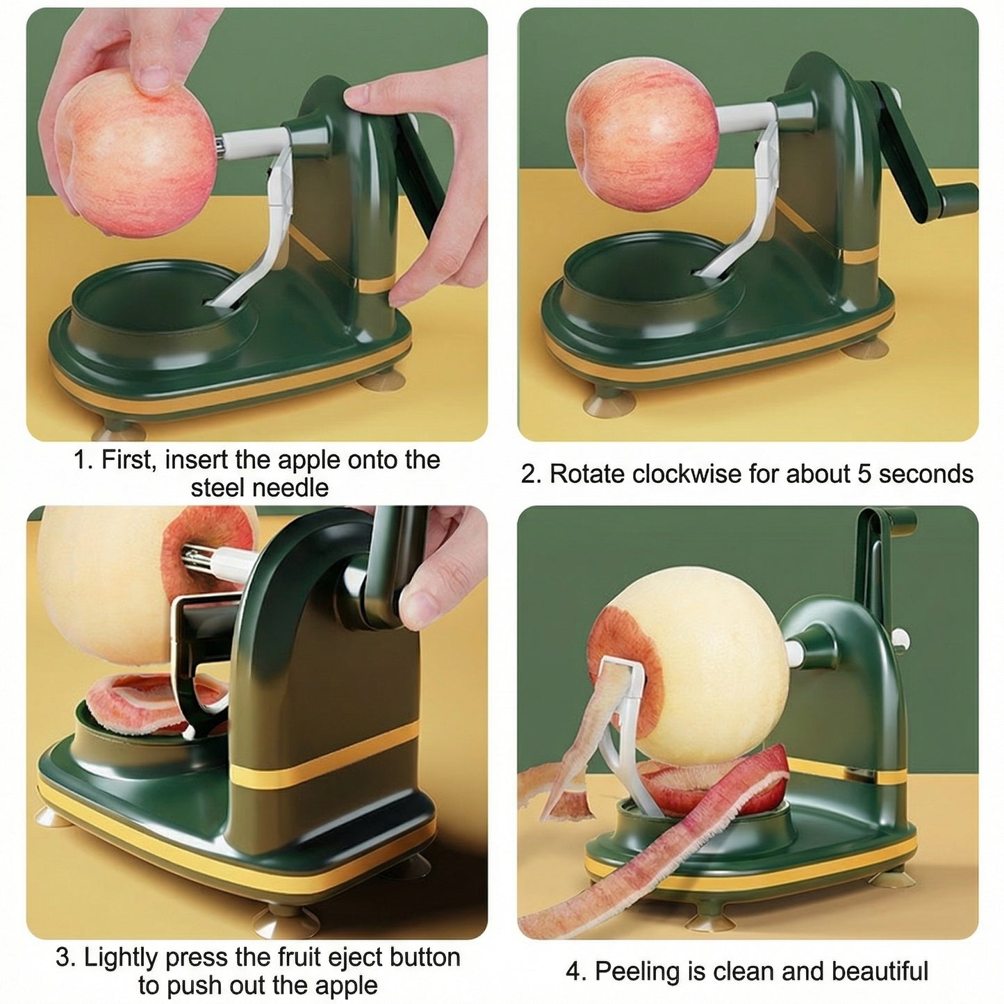 DailyWow™ Pro Apple Peeler - Peel in 5 Seconds!